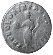 Denarius - Marcus Aurelius PROV DEOR TR P XV COS III; Providentia, Rome, 161 reverse image