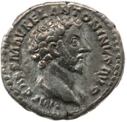 Denarius - Marcus Aurelius TR POT XV COS III obverse image