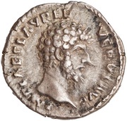 Denarius - Lucius Verus CONCORD AVG COS II; Concordia obverse image