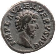 Denarius - Lucius Verus CONCORD AVG COS II; Concordia and Spes obverse image