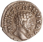 Denarius - Marcus Aurelius PROV DEOR TR P XVI COS III; Providentia obverse image