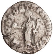 Denarius - Marcus Aurelius PROV DEOR TR P XVI COS III; Providentia, Rome, 161-162 reverse image