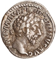 Denarius - Marcus Aurelius PROV DEOR TR P XVI COS III; Providentia obverse image