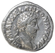 Denarius - Marcus Aurelius PROV DEOR TR P XVI COS III; Providentia obverse image