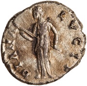Denarius - Faustina the Younger DIANA LVCIF; Diana, Rome, 161-175 reverse image
