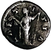 Denarius - Faustina the Younger LAETITIA; Laetitia, Rome, 161-176 reverse image