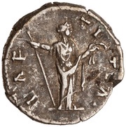 Denarius - Faustina the Younger LAETITIA; Laetitia, Rome, 161-176 reverse image