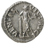 Denarius - Faustina the Younger VENERI VICTRICI; Venus, Rome, 161-176 reverse image