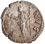 Denarius - Faustina the Younger VENVS; Venus, Rome, 161-176 reverse image