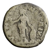 Denarius - Faustina the Younger VENVS GENETRIX; Venus, Victory, and Dioscuri, Rome, 161-176 reverse image