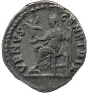 Denarius - Faustina the Younger VENVS GENETRIX; Venus and Victory, Rome, 161-176 reverse image