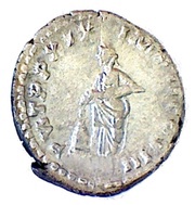 Denarius - Marcus Aurelius P M TR P XIX IMP II COS III; Annona, Rome, 161-180 reverse image