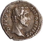 Denarius - Antoninus Pius Divus CONSECRATIO obverse image