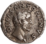 Denarius - Antoninus Pius Divus CONSECRATIO obverse image
