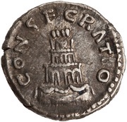 Denarius - Antoninus Pius Divus CONSECRATIO, Rome, 161-180 reverse image