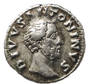 Denarius - Antoninus Pius Divus CONSECRATIO obverse image