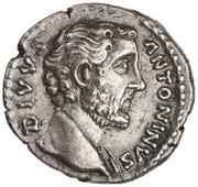 Denarius - Antoninus Pius Divus DIVO PIO obverse image