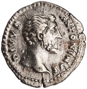 Denarius - Antoninus Pius Divus DIVO PIO obverse image