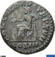 Denarius - Marcus Aurelius CONCORD AVG TR P XVII COS III; Concordia and Spes, Rome, 162-163 reverse image