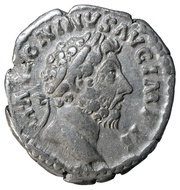 Denarius - Marcus Aurelius PROV DEOR TR P XVII COS III; Providentia obverse image
