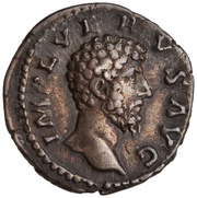Denarius - Lucius Verus PROV DEOR TR P III COS II; Providentia obverse image