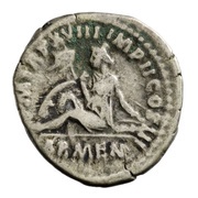Denarius - Marcus Aurelius P M TR P XVIII IMP II COS III ARMEN; Armenia, Rome, 163-164 reverse image