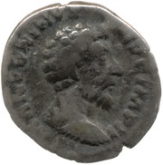 Denarius - Marcus Aurelius TR P XVIII COS III; Felicitas obverse image
