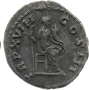 Denarius - Marcus Aurelius TR P XVIII COS III; Felicitas, Rome, 163-164 reverse image