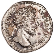 Denarius - Marcus Aurelius TR P XVIII IMP II COS III; Mars and Virtus obverse image