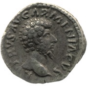 Denarius - Lucius Verus TR P IIII IMP II COS II ARMEN; Armenia obverse image