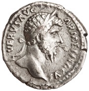 Denarius - Lucius Verus TR P IIII IMP II COS II; Mars obverse image