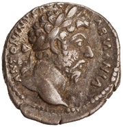 Denarius - Marcus Aurelius P M TR P XIX IMP II COS III; Felicitas obverse image