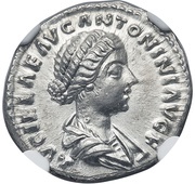 Denarius - Lucilla CONCORDIA; Concordia obverse image