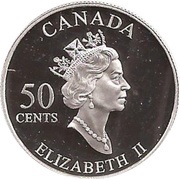 50 Cents - Elizabeth II Yukon Story Telling Festival obverse image