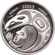 50 Cents - Elizabeth II Yukon Story Telling Festival, Canada, 2003 reverse image