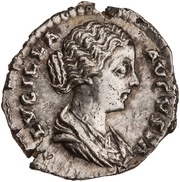 Denarius - Lucilla IVNONI LVCINAE; Juno obverse image
