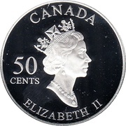 50 Cents - Elizabeth II Return to Batoche - Saskatchewan obverse image