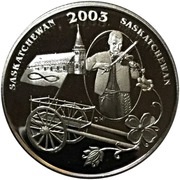 50 Cents - Elizabeth II Return to Batoche - Saskatchewan, Canada, 2003 reverse image