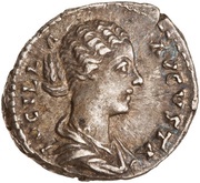 Denarius - Lucilla IVNO REGINA; Juno obverse image