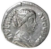 Denarius - Lucilla PVDICITIA; Pudicitia obverse image