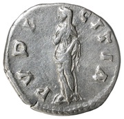 Denarius - Lucilla PVDICITIA; Pudicitia, Rome, 164-180 reverse image