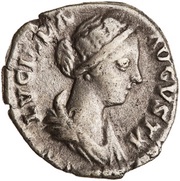 Denarius - Lucilla PVDICITIA; Pudicitia obverse image