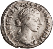 Denarius - Lucilla VESTA; Vesta obverse image