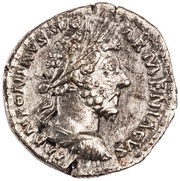 Denarius - Marcus Aurelius P M TR P XIX IMP III COS III; Roma obverse image