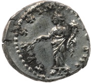 Denarius - Marcus Aurelius TR P XX IMP IIII COS III PAX; Pax, Rome, 166 reverse image