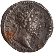 Denarius - Marcus Aurelius TR P XX IMP IIII COS III; Victory obverse image
