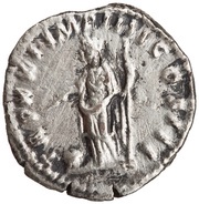 Denarius - Marcus Aurelius TR P XXI IMP IIII COS III; Providentia, Rome, 166-167 reverse image