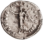 Denarius - Lucius Verus TR P VII IMP IIII COS III; Victory, Rome, 166-167 reverse image