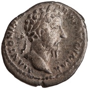 Denarius - Marcus Aurelius TR P XXII IMP IIII COS III; Aequitas obverse image