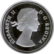 50 Cents - Elizabeth II 1st portrait obverse image